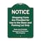 Signmission Shopping Carts Are Provided For Use In Store And Parking Lot Aluminum Sign, 24" x 18", GW-1824-9943 A-DES-GW-1824-9943 - alternate 1